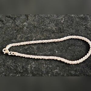 925 silver 7 in braclet and 24 in matching necklace